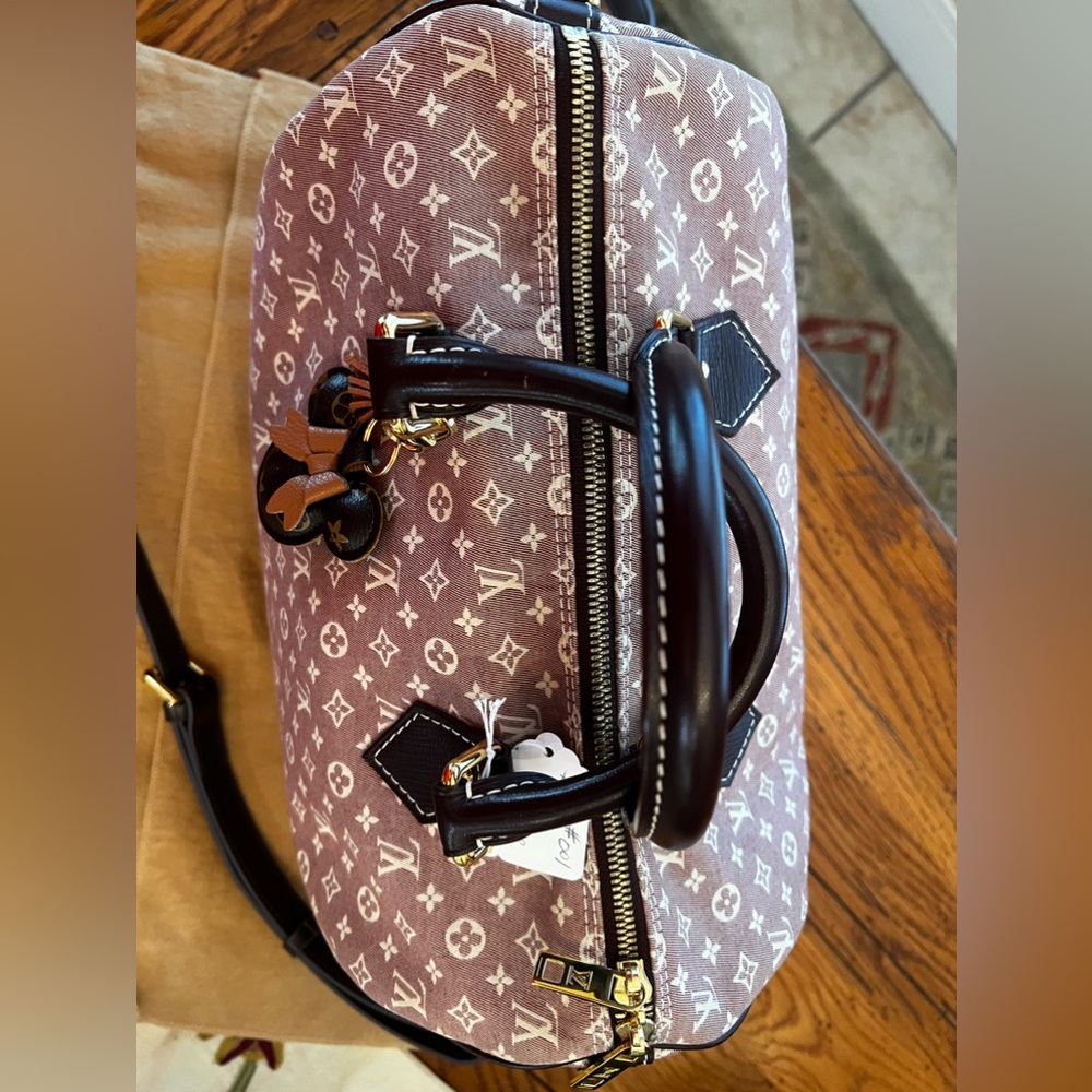 LV MONOGRAM MINI LIN BANDOULIERE SPEEDY 30 - EUC - Picture 2 of 12